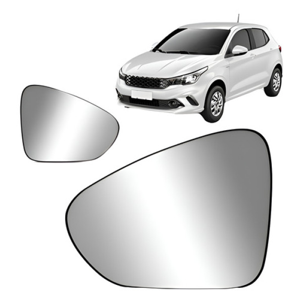 Par Lente Retrovisor Fiat Argo 2017 2018 2019 Nova