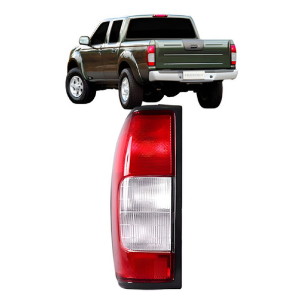 Lanterna Nissan Frontier Bicolor Ré Cristal 2003 A 2007