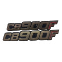 Par Emblema Honda Cb 900f Original Detalhes 54406 Dourado-escuro