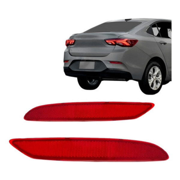 Refletor Parachoque Traseiro Onix Sedan 2020 2021 2022