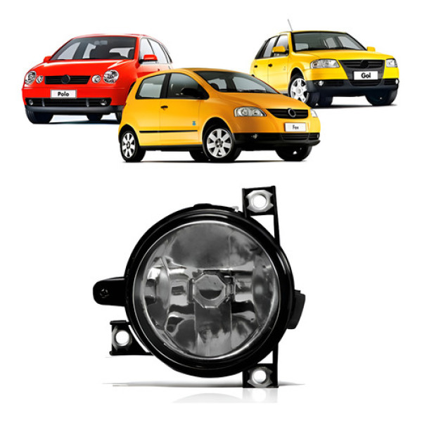 Farol Milha Auxiliar Gol Polo Fox G4 2004 2005 2006 07 2008