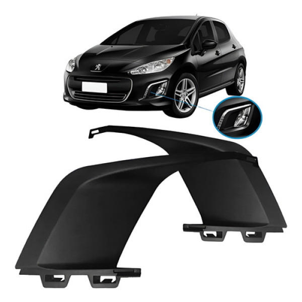 Tela Moldura Milha Peugeot 308 Ano 2012 2013 2014