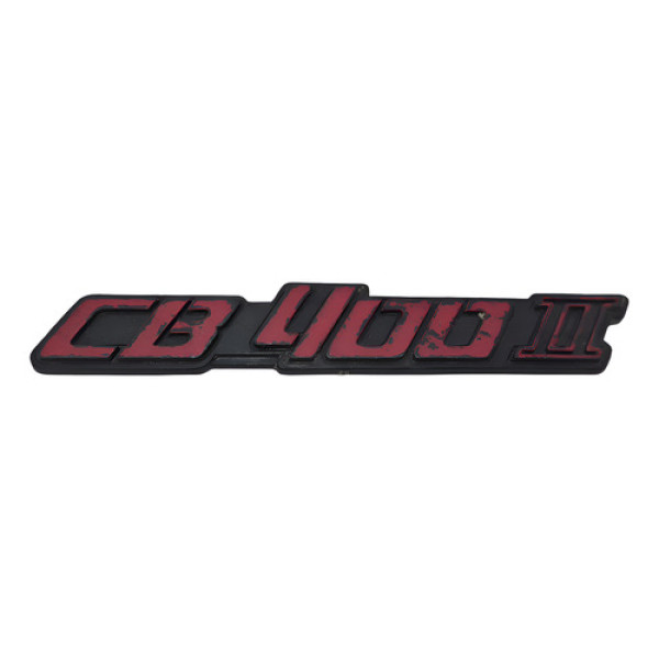Emblema Honda Cb 400 Paralelo Detalhes 49636 Vermelho