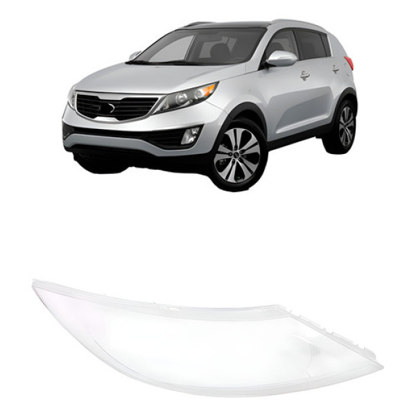 Lente Farol Para Kia Sportage 2011 2012 2013 2014 2015 2016