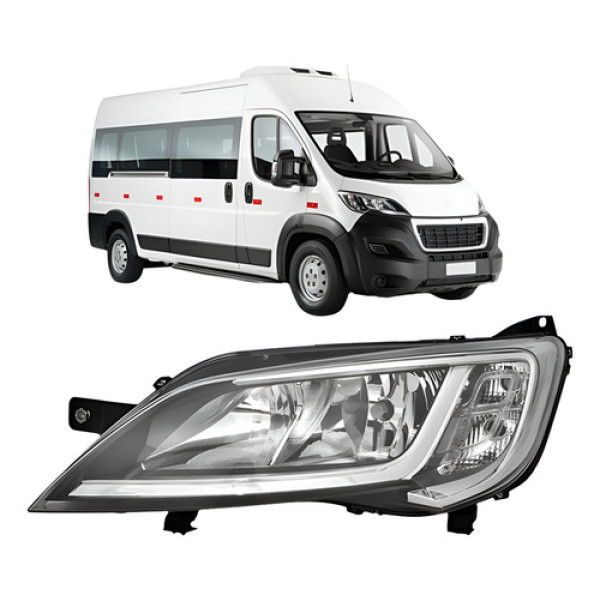 Farol Boxer 2018 2019 2020 2021 2022 2023 Com Led