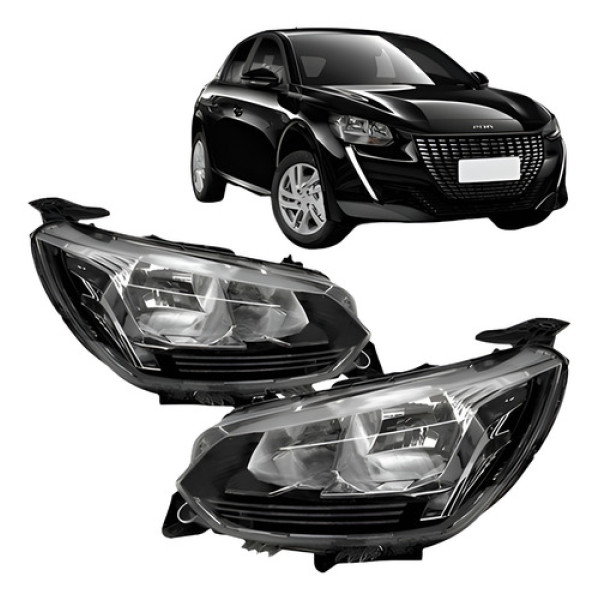 Par Farol Para Peugeot 208 Active 2020 21 2022 2023