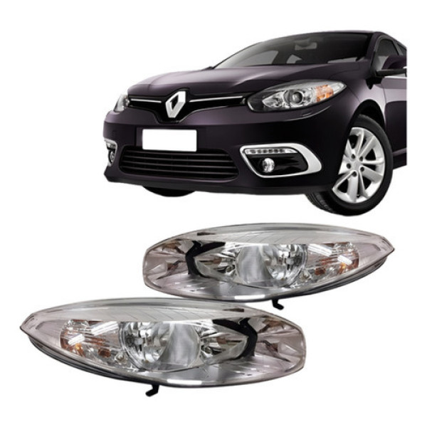 Par Farol Fluence Renault 2010 2011 2012 2013 2014 Ambos Lados Par