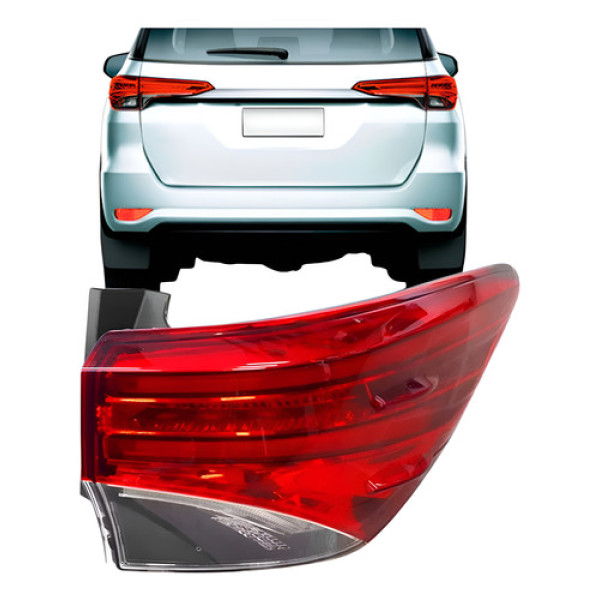 Sinaleira Traseira Hilux Sw4 2016-2019 Canto Com Led. Direito/passageiro