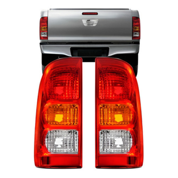 Par Lanterna Traseira Hilux Srv 2005 A 2011 Modelo Original