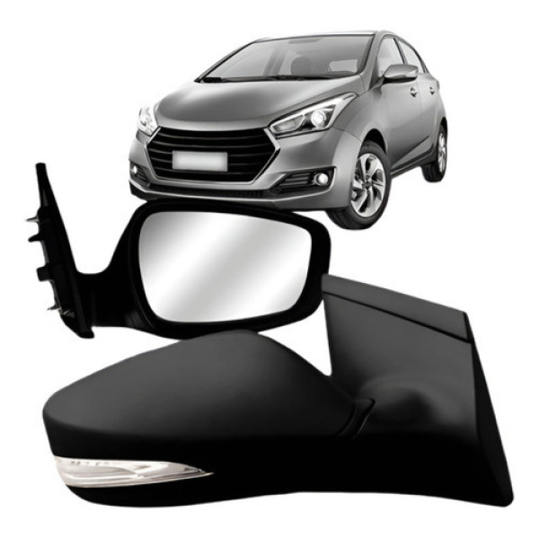 Par Retrovisor Hb20 2012 13 14 15 2016 Eletrico Com Pisca