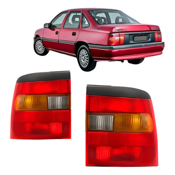 Par Lanterna Traseira Vectra 1994 1995 1996 Tricolor Ambos Lados Tricolor