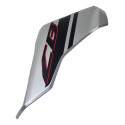 Carenagem Aba Tanque Dir Honda Cb 650f 17/19 Detalhes 60510 Prateado