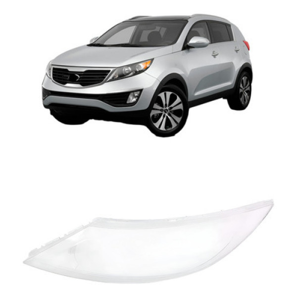 Lente Farol Para Kia Sportage 2011 2012 2013 2014 2015 2016