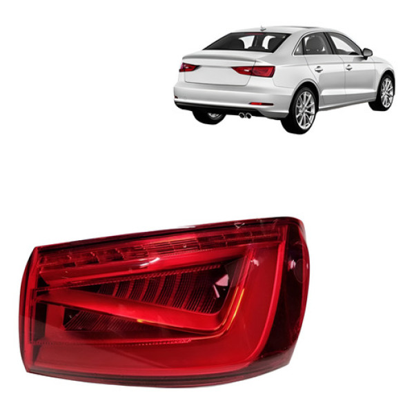 Lanterna Traseira Audi A3 2013 2014 2015 2016 Sedan Com Led
