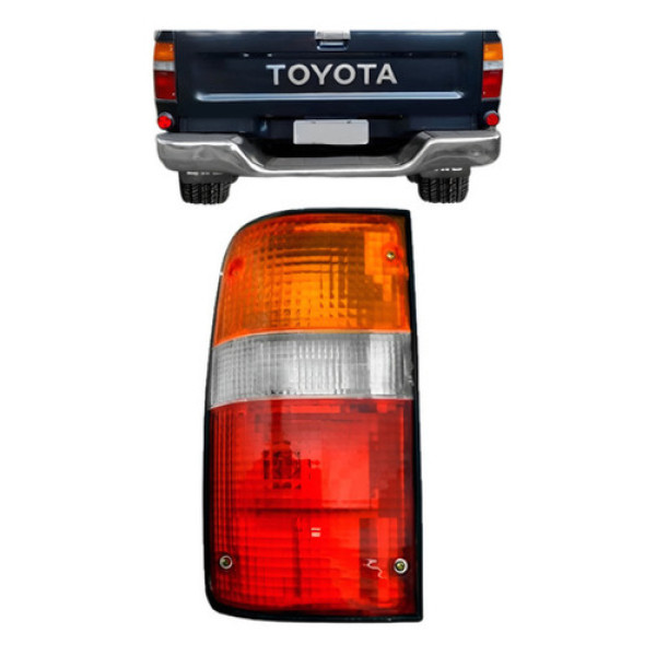 Sinaleira Traseira Hilux Srv 2002 Á 2004 Tricolor