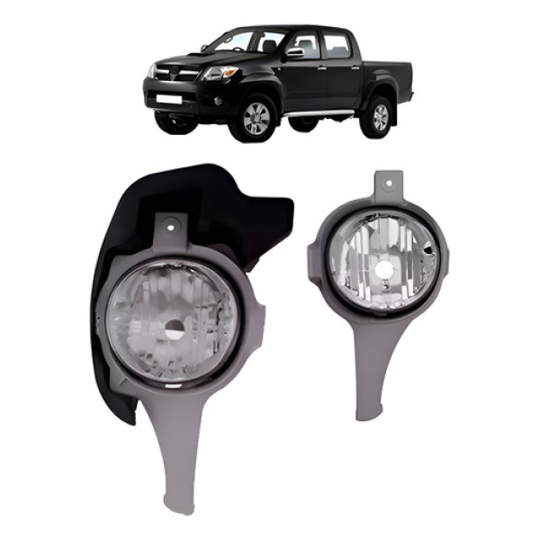 Par Farol Milha Auxiliar Hilux Srv 2005 A 2008