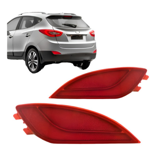 Par Refletor Parachoque Ix35 2010 11 12 13 14 2015