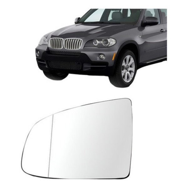 Lente Retrovisor Bmw X6 2010 A 2011 Com Aquecedor
