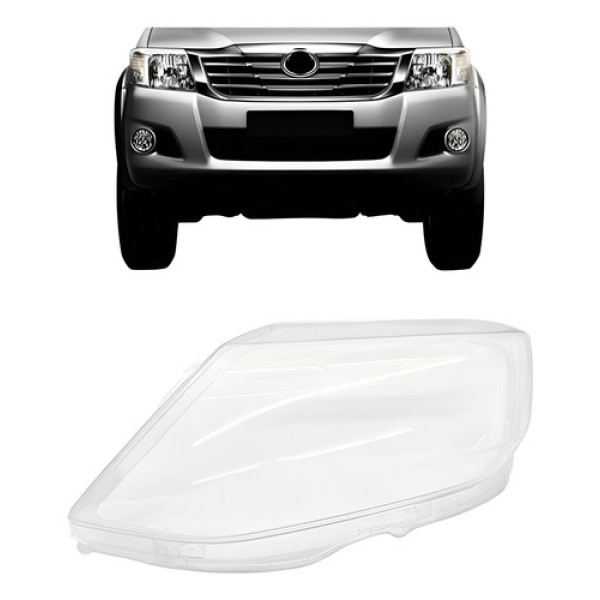 Lente Farol Hilux 2012 2013 2014 2015 Sw4 Sem Xênon