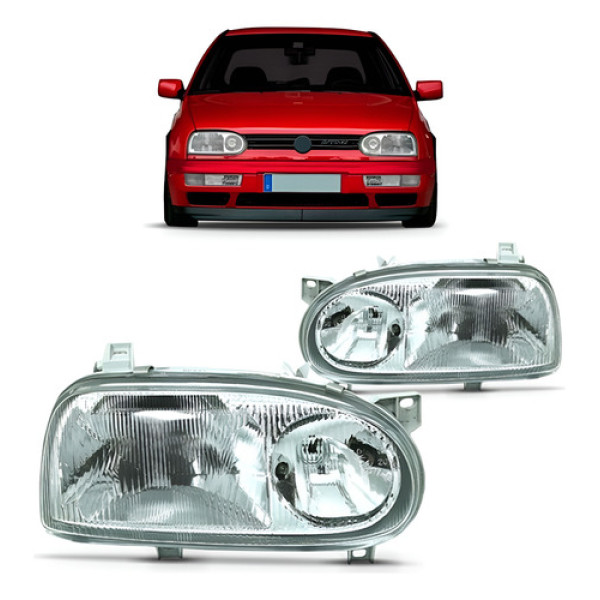 Farol Golf Alemao Gti/glx 1994 A 1997 Foco Duplo