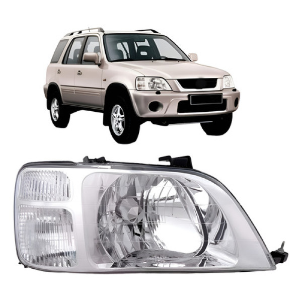 Farol Para Honda Crv 1997 1998 1999 2000 2001. Direito/passageiro