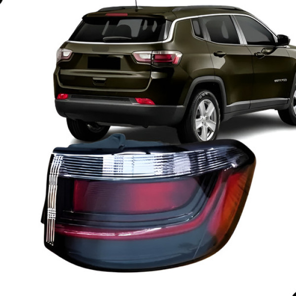 Lanterna Traseira Canto L/d Jeep Compass 22 23 24 25 C/led Direito/passageiro Bicolor