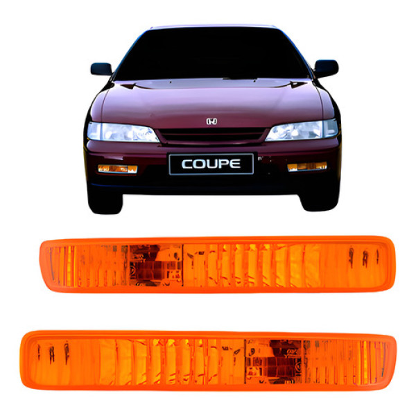 Pisca Seta Parachoque Honda Accord 1992 1993 Ambar