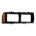 Moldura Farol Passat 1983 A 1988 Foco Duplo Preto