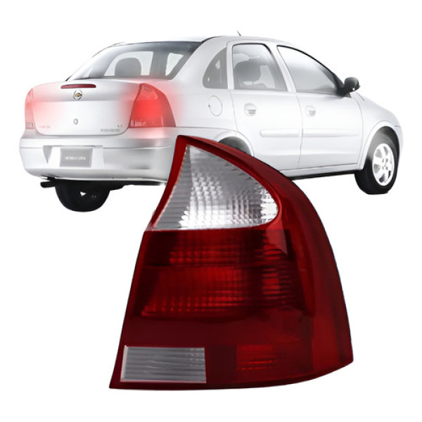 Lanterna Traseira Ré Branca Gm Corsa Sedan 2003/2012 Direito Direito/passageiro