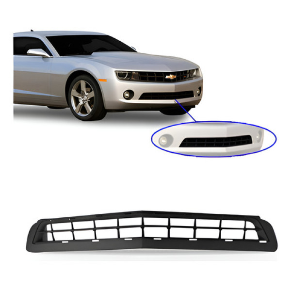 Grade Inferior Central Camaro V6 2010 2011 2012 2013 Preta Preta