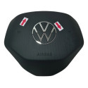 Tampa Capa Airbag Nivus Virtus Tcross Taos  22-25 C/riscos Preto