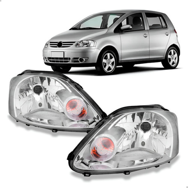 Par Farol Fox 2004 2005 2006 2007 Foco Simples