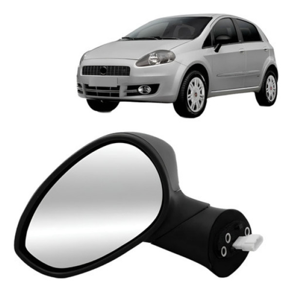 Retrovisor Punto 2007 08 09 10 A 2012 Eletrico Cabeça Grand
