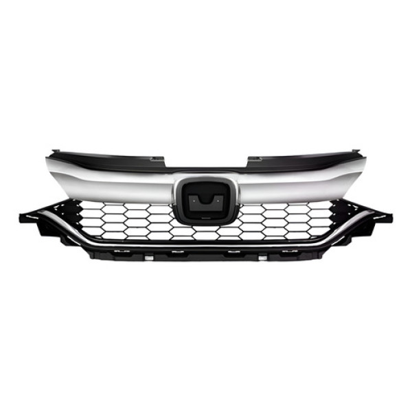 Grade Radiador Para Honda City 2022-2024  Moldura Cromada