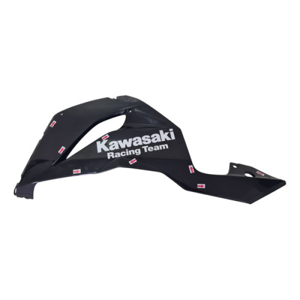 Carenagem Spoiler Esq Kawasaki Zx6 19/24 Orig Quebrado 55251