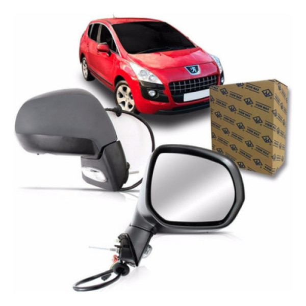 Retrovisor Para Peugeot 3008 09 10 11 12 Retratil Le View
