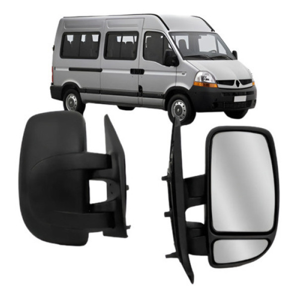Par Retrovisor Para Renault Master 2003 A 2012 Fixo