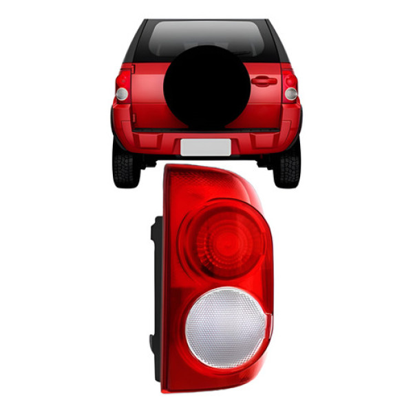 Sinaleira Traseira Ecosport 2008 2009 2010 2011 2012 Bicolor