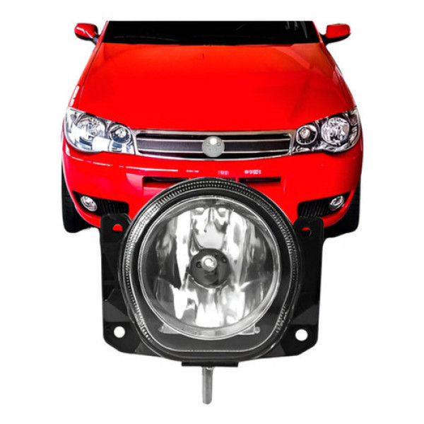 Farol Milha Auxiliar Palio 2001/2011 Com Ferradura Lâmpada