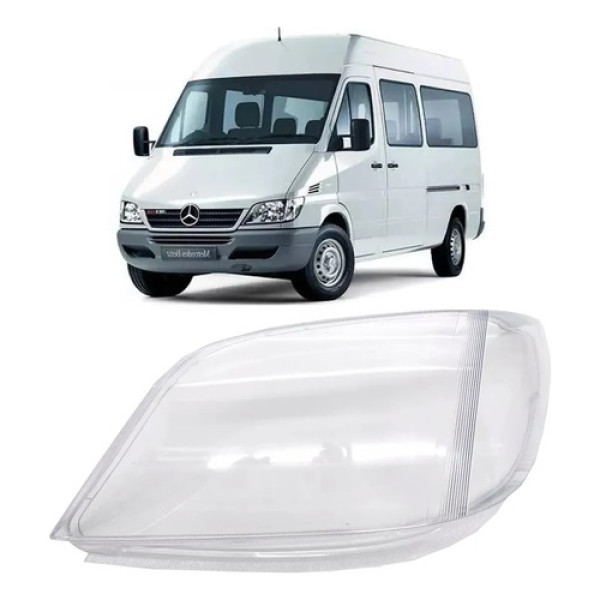 Lente Farol Sprinter 2006 2007 2008 2009 2010 11 12 Esquerdo