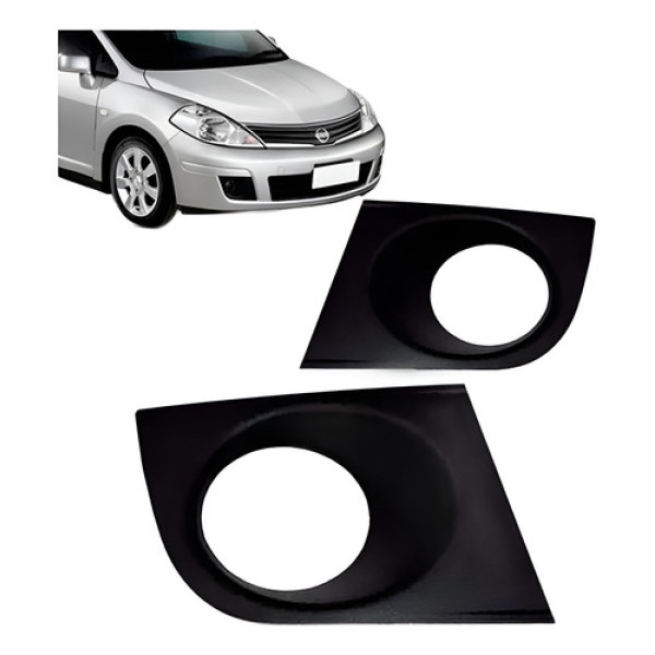 Par Moldura De Milha Diantero Tiida 2011 2012 2013