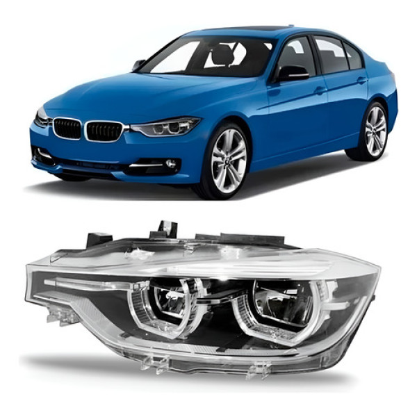 Farol Bmw S3 2015 2016 2017 2018 Eletrico Com Led Esquerdo/motorista