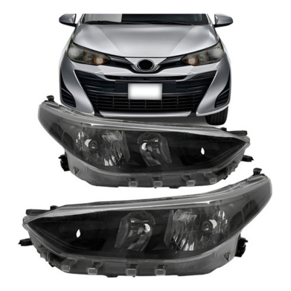 Par Farol Yaris 2018 2019 2020 2021 2022 Máscara Negra