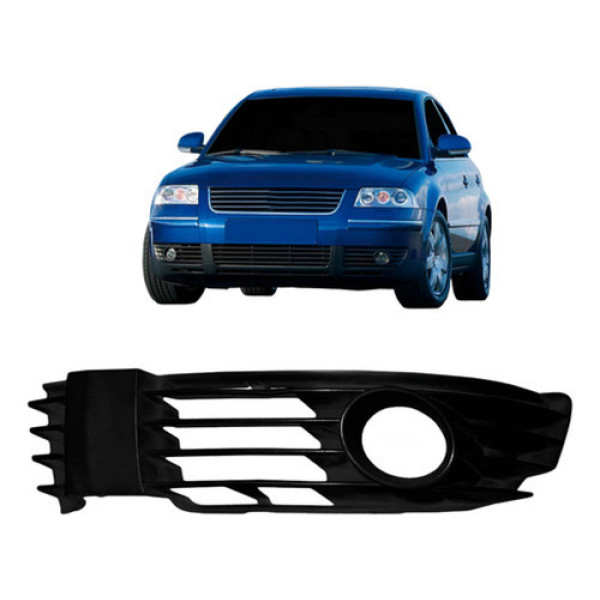 Grade Moldura Milha Passat 2001 2002 2003 2004 2005 Com Furo