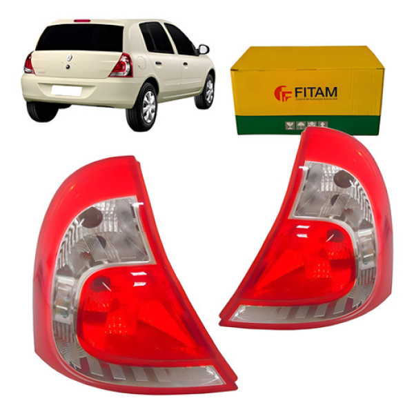 Lanterna Traseira Renault Clio 2013 2014 2015 2016 Fitam Direito/passageiro