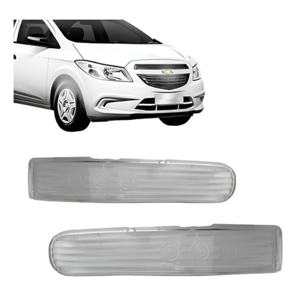 Par Lente Pisca Retrovisor Prisma 2013 2014 2015