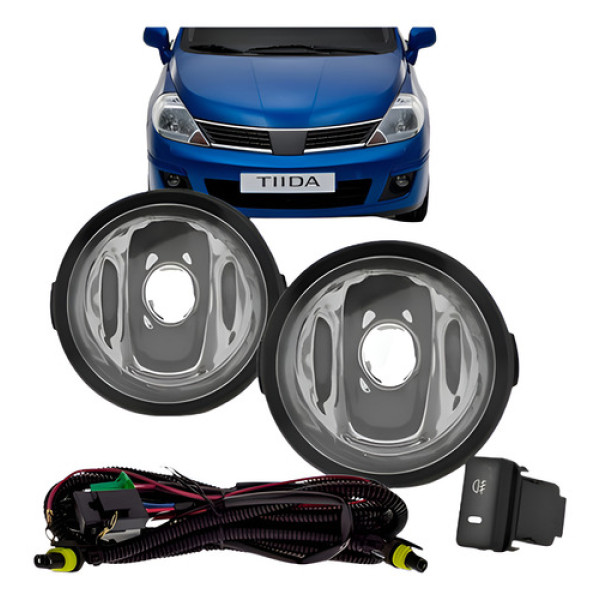Kit Farol Auxiliar Tiida 2007 2008 2009 2010 2011