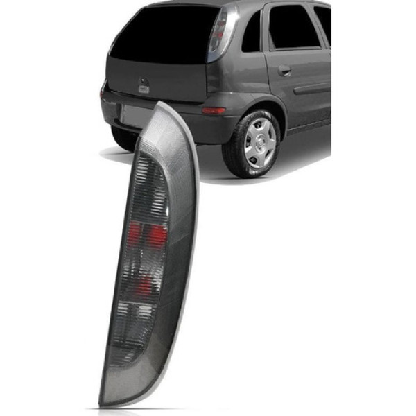 Lanterna Traseira Corsa 2003/12 Hatch Fume Direito