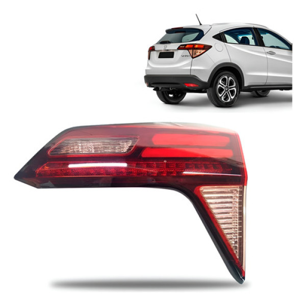 Lanterna Traseira Hrv Touring 2017 2018 2019 Mala Com Led