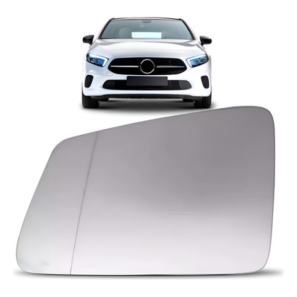 Lente Retrovisor Classe A 200/250 2014 A 2018 C/aquecedor Esquerdo/motorista